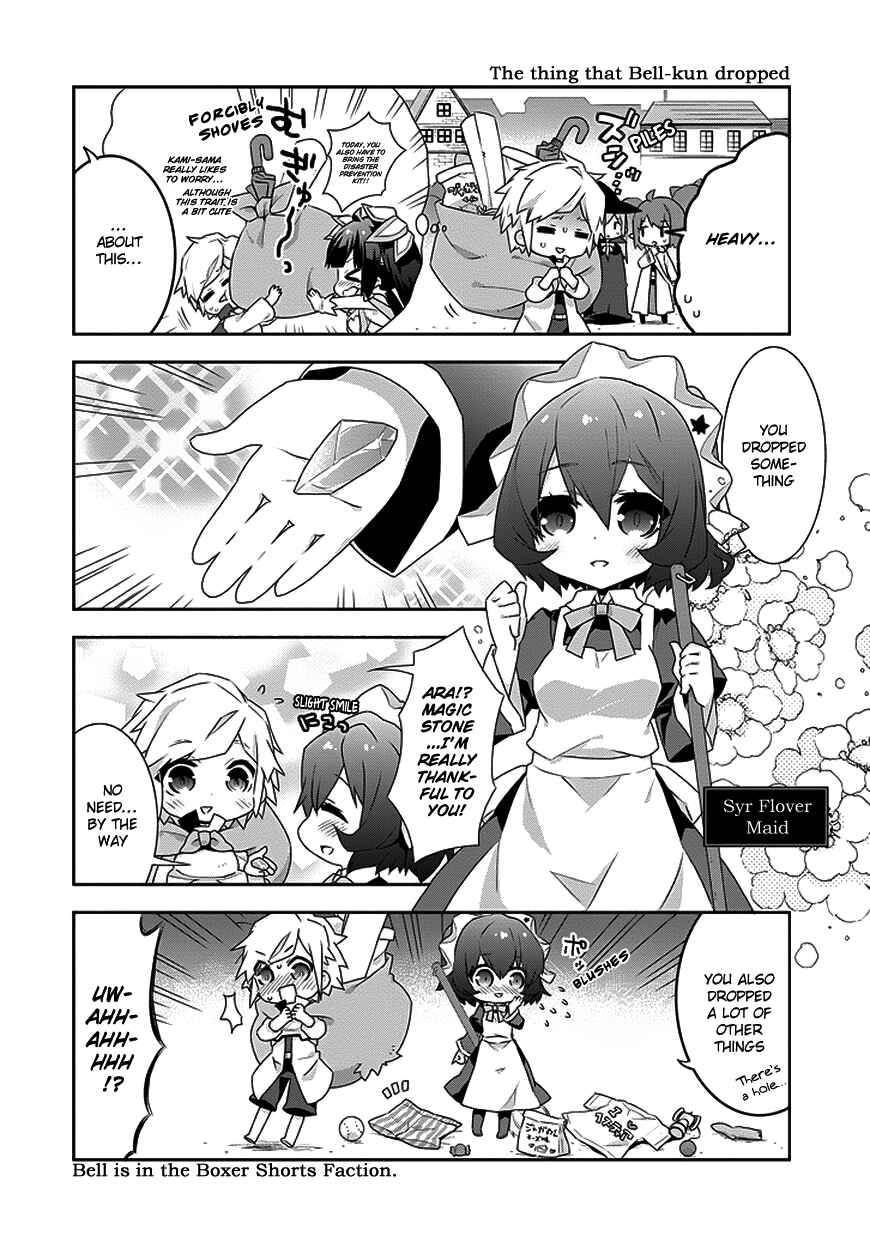 Page 2 Chapter 6 Is It Wrong to Try to Pick Up Girls in a Dungeon? Four-Panel Comic: Days of Goddess
