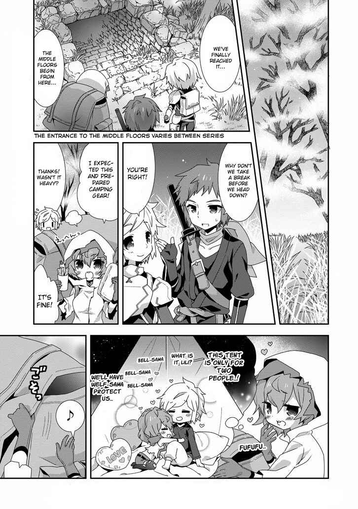 Page 1 Chapter 3 Is It Wrong to Try to Pick Up Girls in a Dungeon? Four-Panel Comic: Days of Goddess