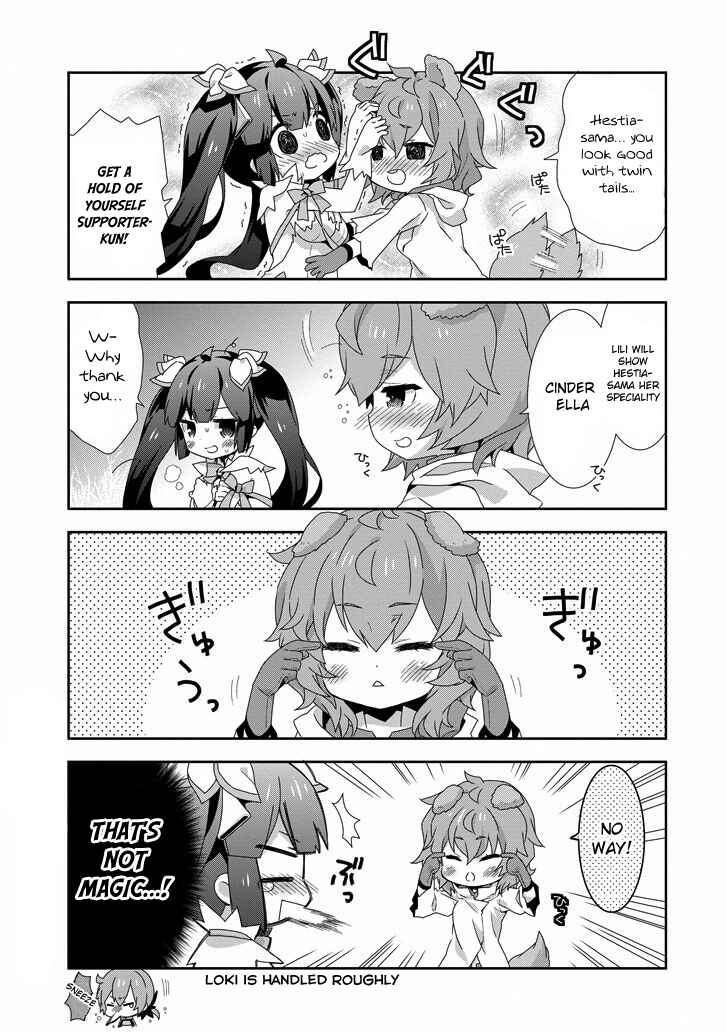 Page 5 Chapter 3 Is It Wrong to Try to Pick Up Girls in a Dungeon? Four-Panel Comic: Days of Goddess