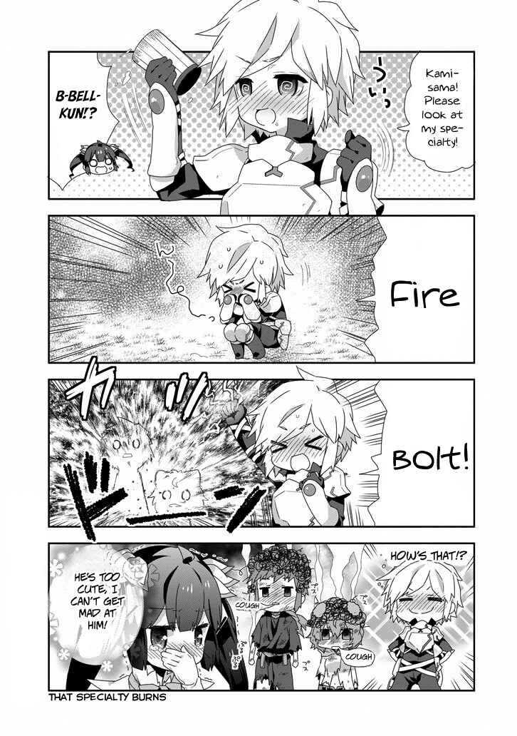 Page 7 Chapter 3 Is It Wrong to Try to Pick Up Girls in a Dungeon? Four-Panel Comic: Days of Goddess