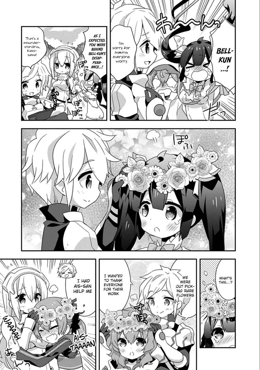 Page 8 Chapter 19 Is It Wrong to Try to Pick Up Girls in a Dungeon? Four-Panel Comic: Days of Goddess