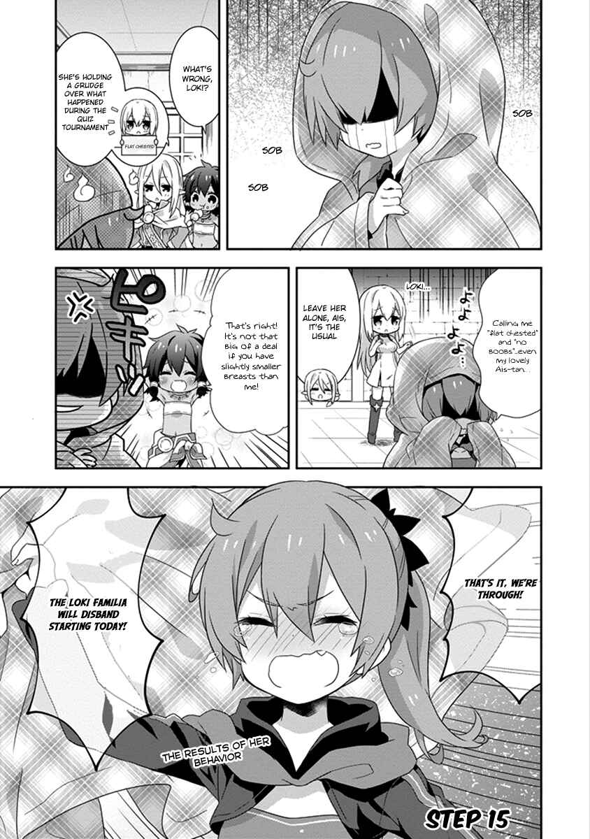 Page 3 Chapter 15 Is It Wrong to Try to Pick Up Girls in a Dungeon? Four-Panel Comic: Days of Goddess