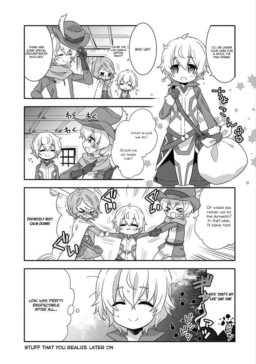 Page 5 Chapter 15 Is It Wrong to Try to Pick Up Girls in a Dungeon? Four-Panel Comic: Days of Goddess