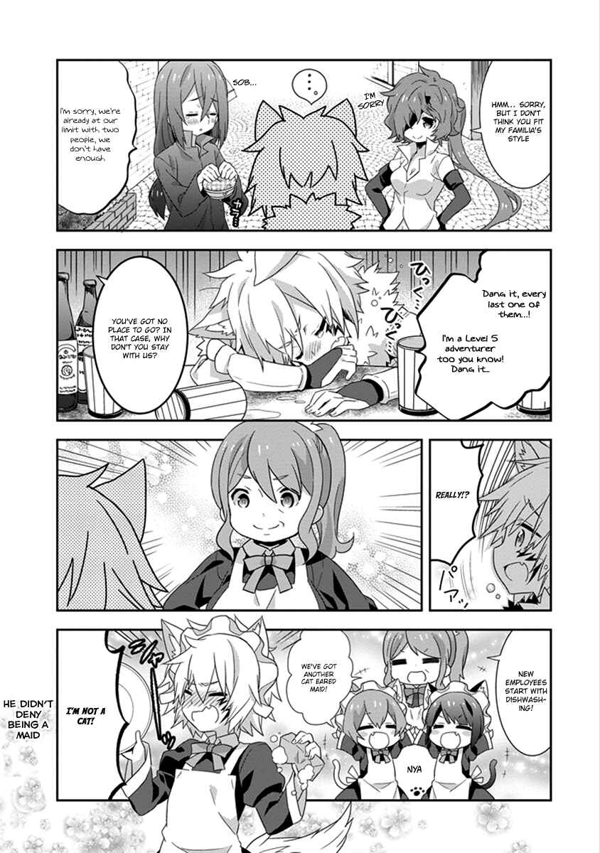Page 9 Chapter 15 Is It Wrong to Try to Pick Up Girls in a Dungeon? Four-Panel Comic: Days of Goddess