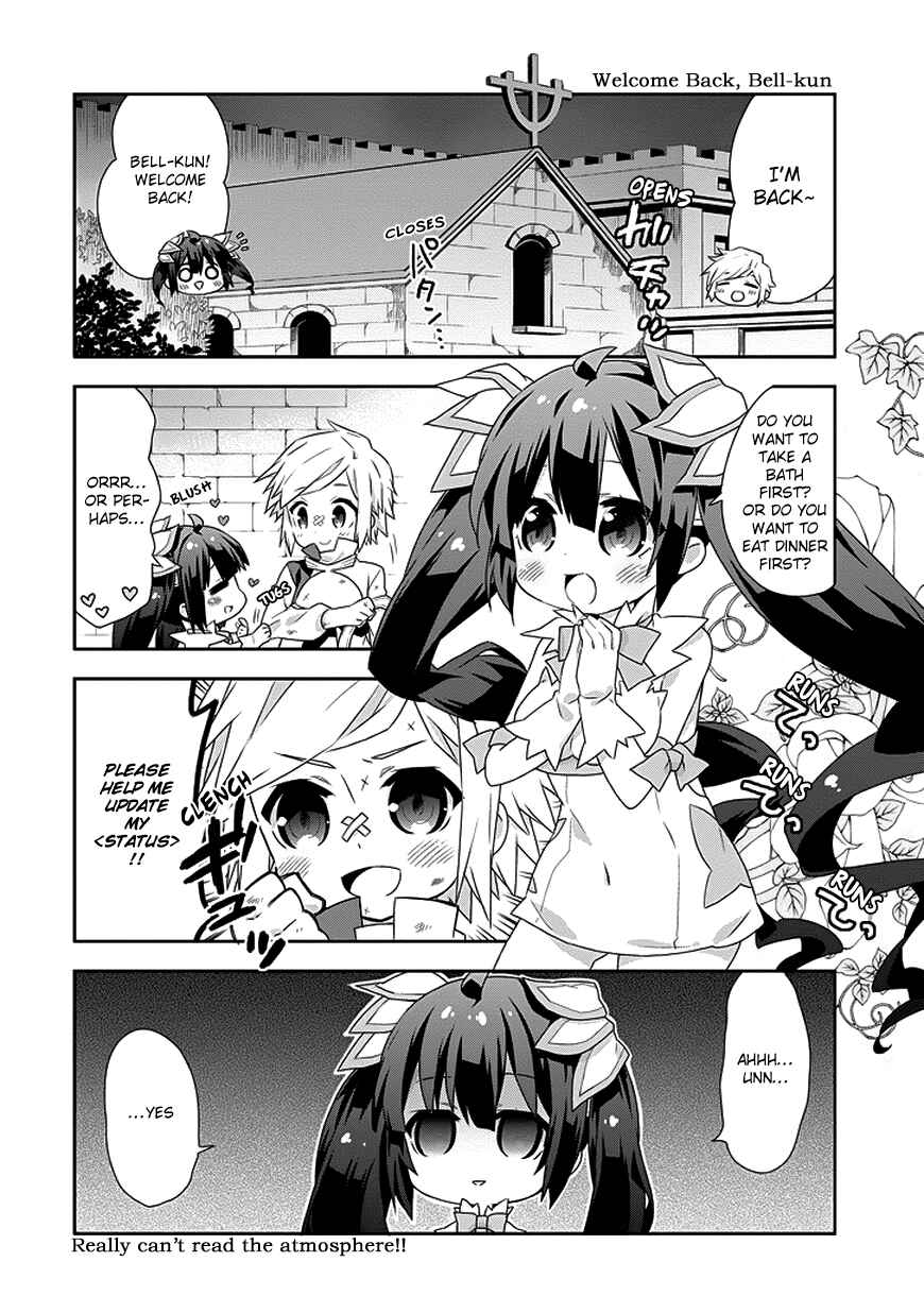Page 2 Chapter 3 Is It Wrong to Try to Pick Up Girls in a Dungeon? Four-Panel Comic: Days of Goddess