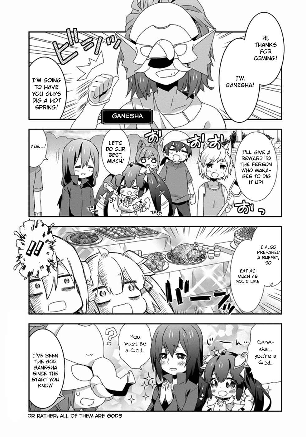 Page 5 Chapter 5 Is It Wrong to Try to Pick Up Girls in a Dungeon? Four-Panel Comic: Days of Goddess