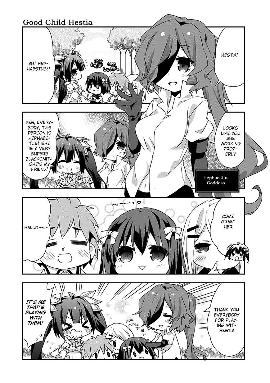 Page 6 Chapter 2 Is It Wrong to Try to Pick Up Girls in a Dungeon? Four-Panel Comic: Days of Goddess