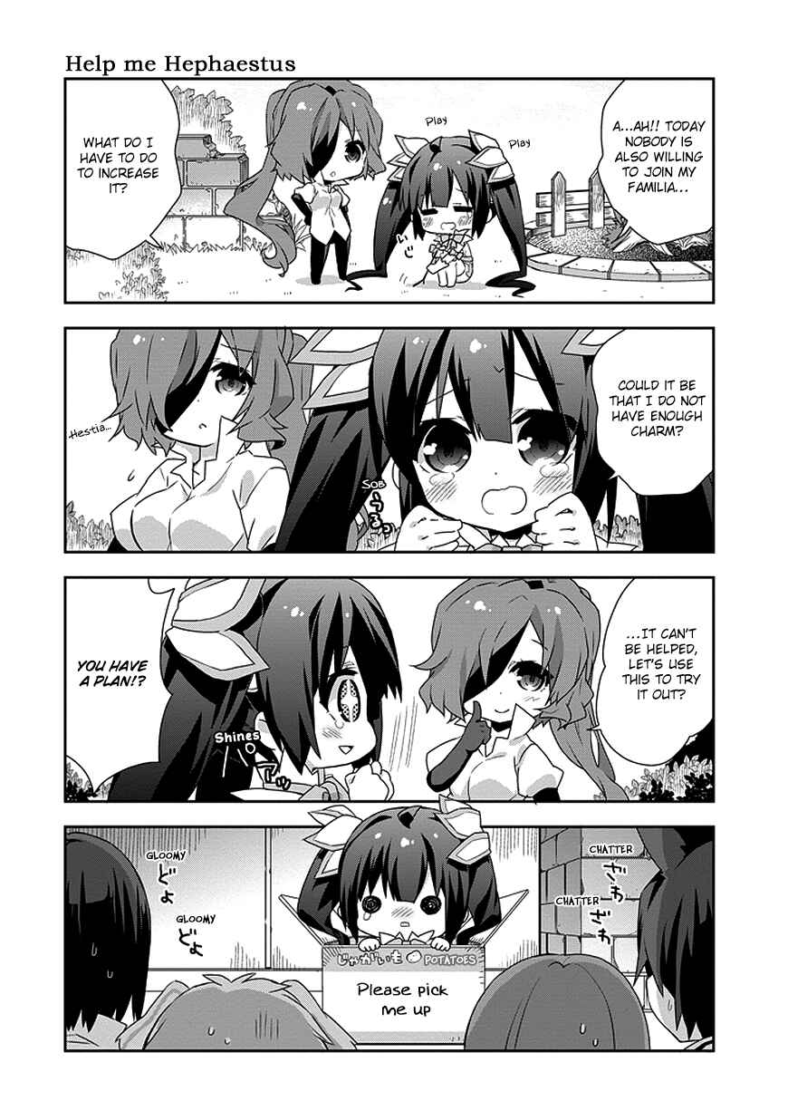Page 8 Chapter 2 Is It Wrong to Try to Pick Up Girls in a Dungeon? Four-Panel Comic: Days of Goddess