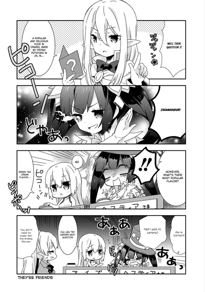 Page 6 Chapter 14 Is It Wrong to Try to Pick Up Girls in a Dungeon? Four-Panel Comic: Days of Goddess