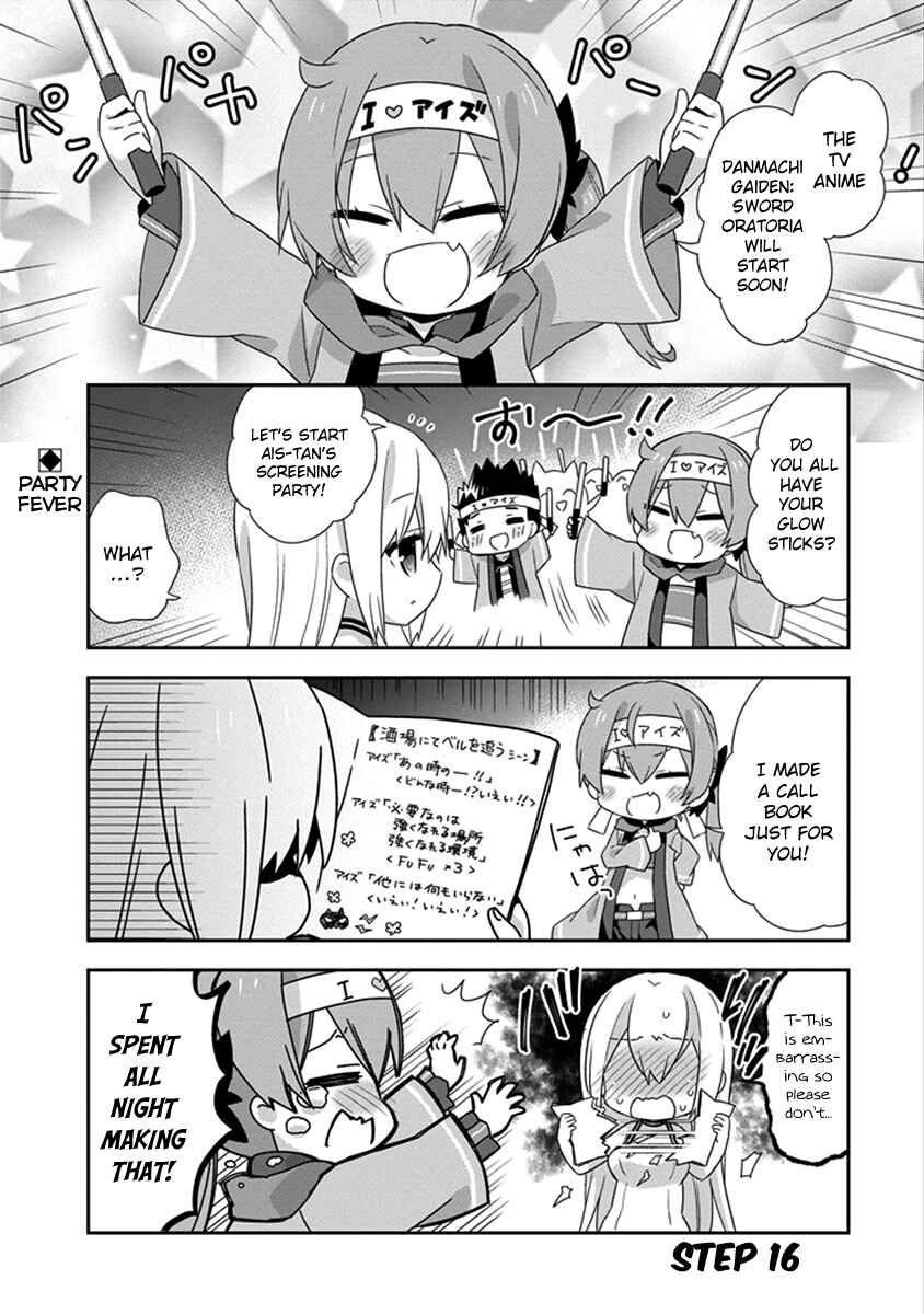 Page 3 Chapter 16 Is It Wrong to Try to Pick Up Girls in a Dungeon? Four-Panel Comic: Days of Goddess