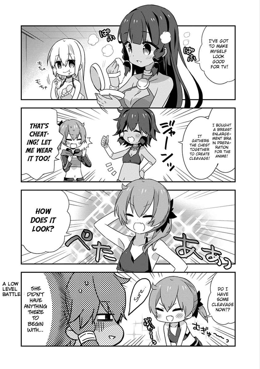 Page 4 Chapter 16 Is It Wrong to Try to Pick Up Girls in a Dungeon? Four-Panel Comic: Days of Goddess