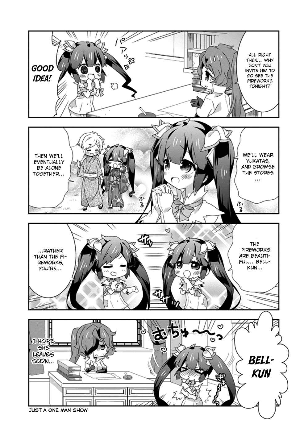 Page 5 Chapter 6 Is It Wrong to Try to Pick Up Girls in a Dungeon? Four-Panel Comic: Days of Goddess