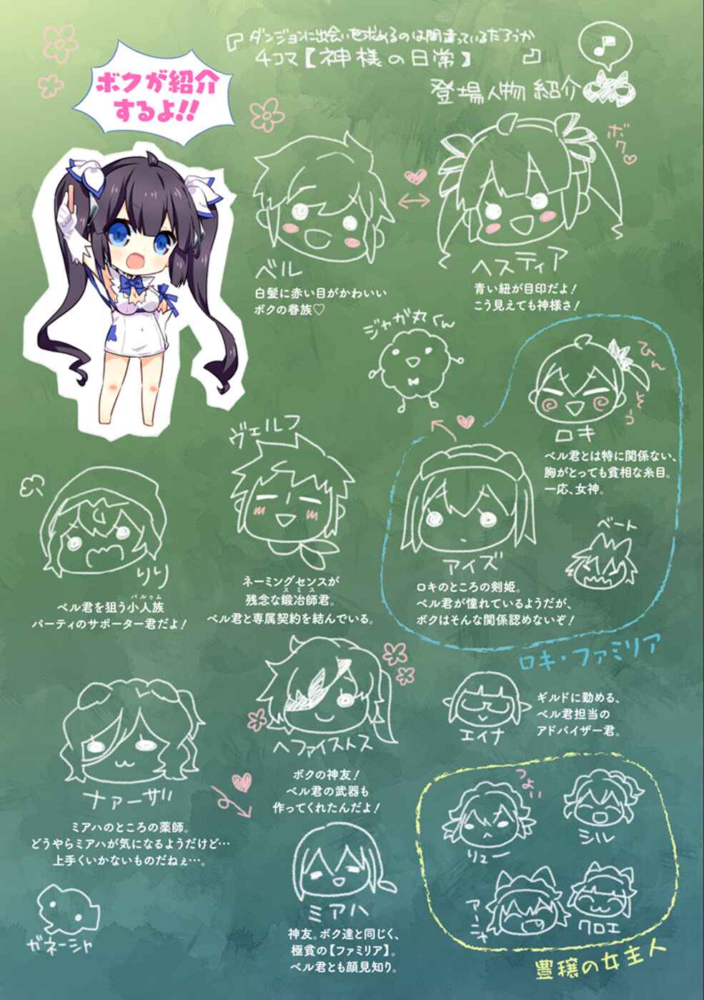 Page 2 Chapter 10 Is It Wrong to Try to Pick Up Girls in a Dungeon? Four-Panel Comic: Days of Goddess