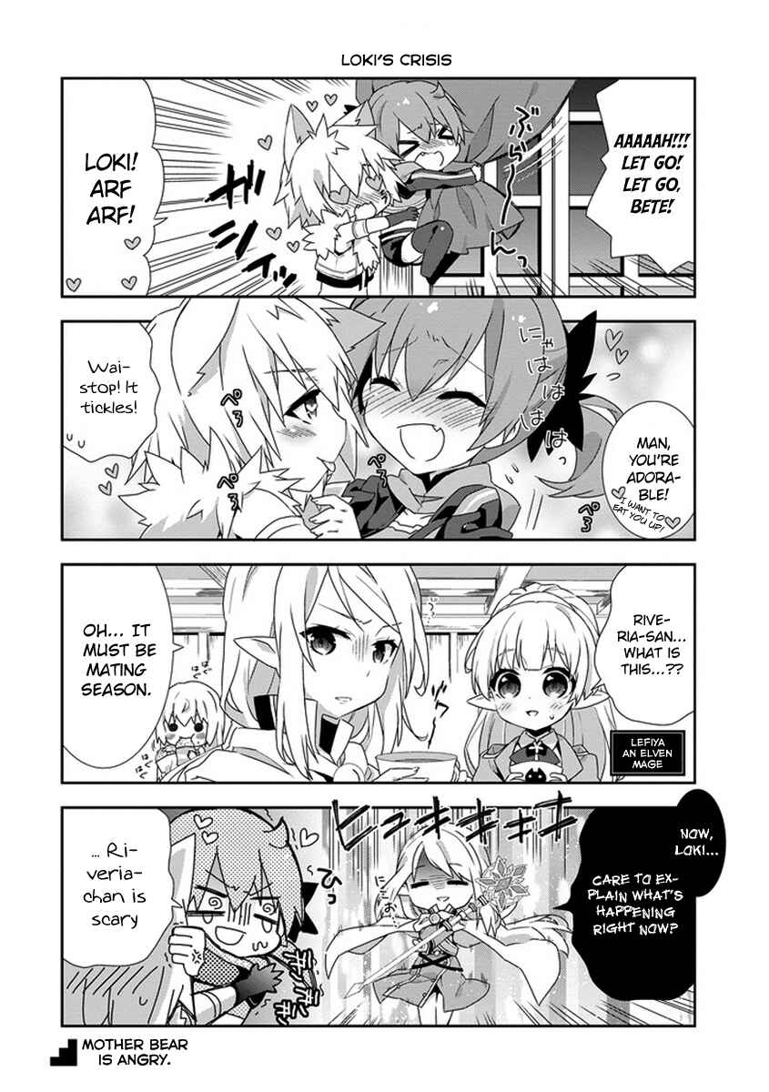 Page 4 Chapter 10.5 Is It Wrong to Try to Pick Up Girls in a Dungeon? Four-Panel Comic: Days of Goddess