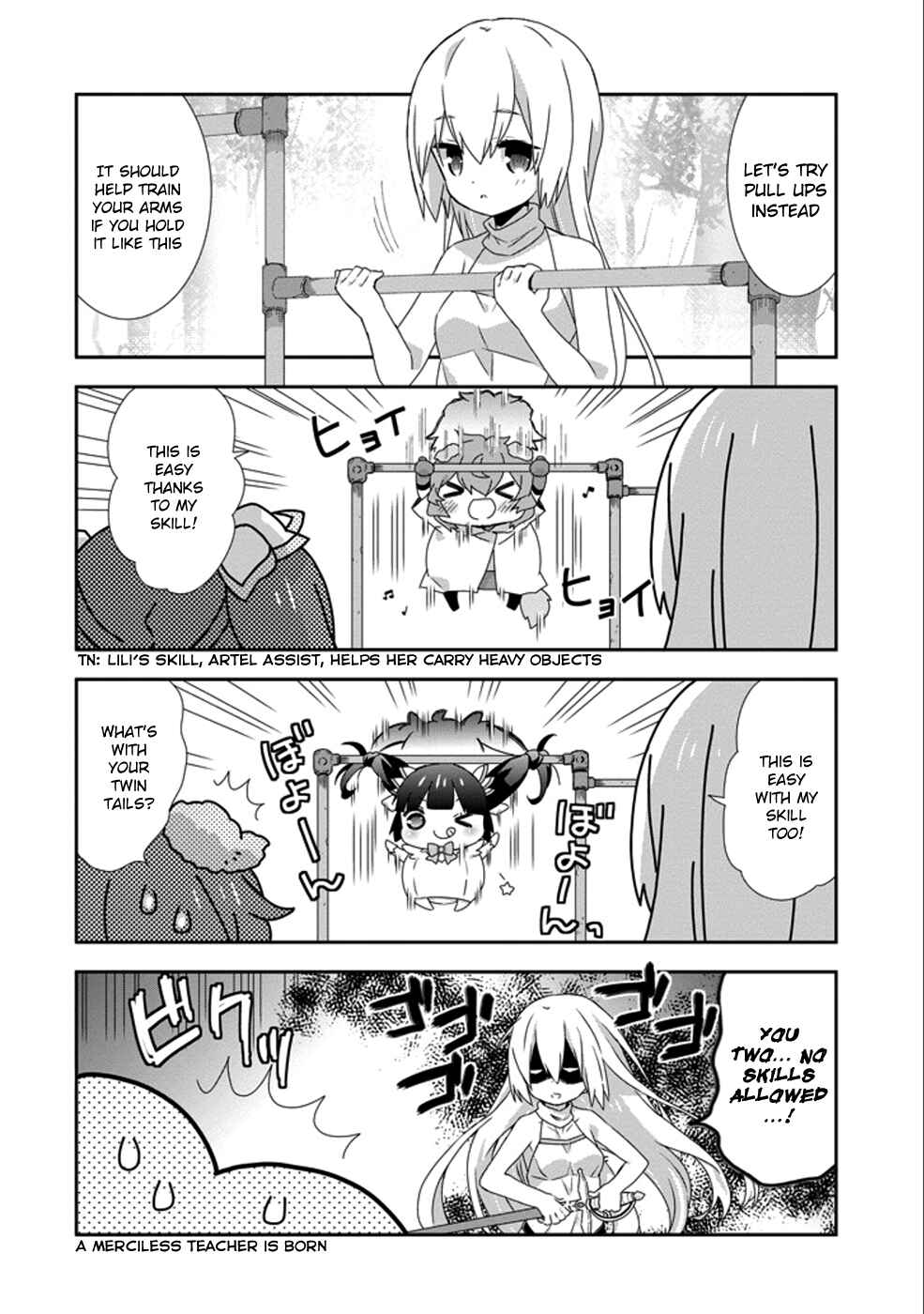 Page 8 Chapter 9 Is It Wrong to Try to Pick Up Girls in a Dungeon? Four-Panel Comic: Days of Goddess