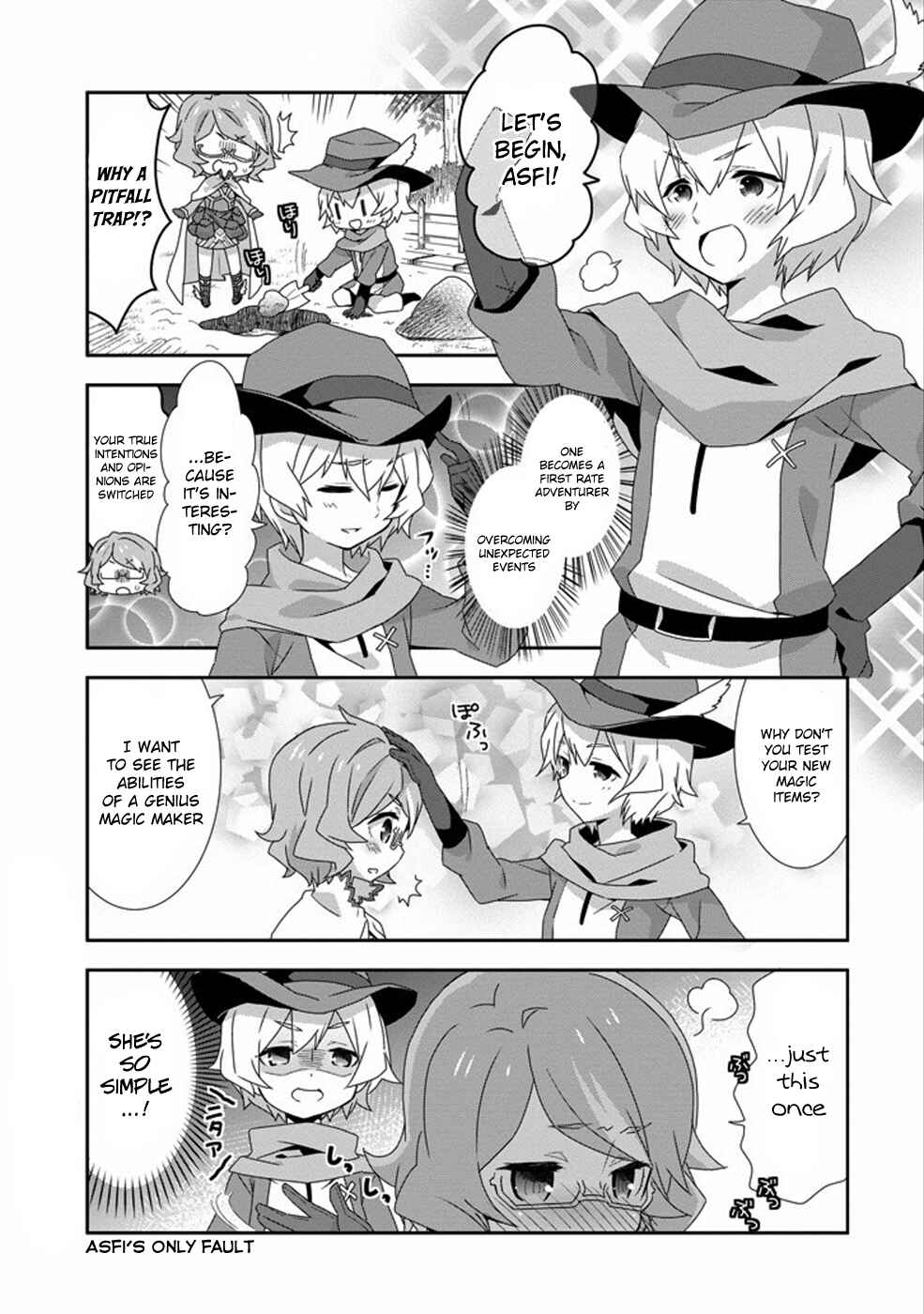 Page 3 Chapter 4 Is It Wrong to Try to Pick Up Girls in a Dungeon? Four-Panel Comic: Days of Goddess