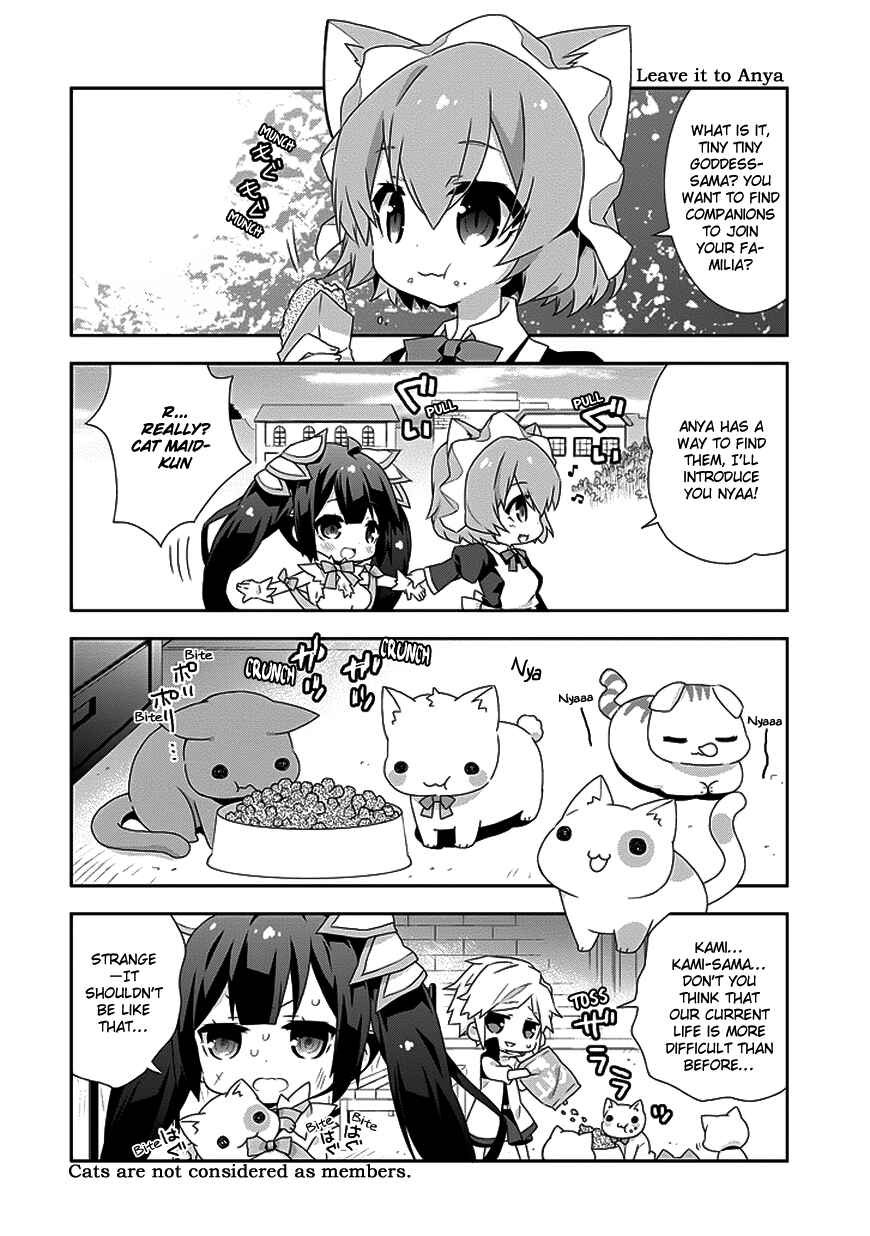 Page 8 Chapter 7 Is It Wrong to Try to Pick Up Girls in a Dungeon? Four-Panel Comic: Days of Goddess