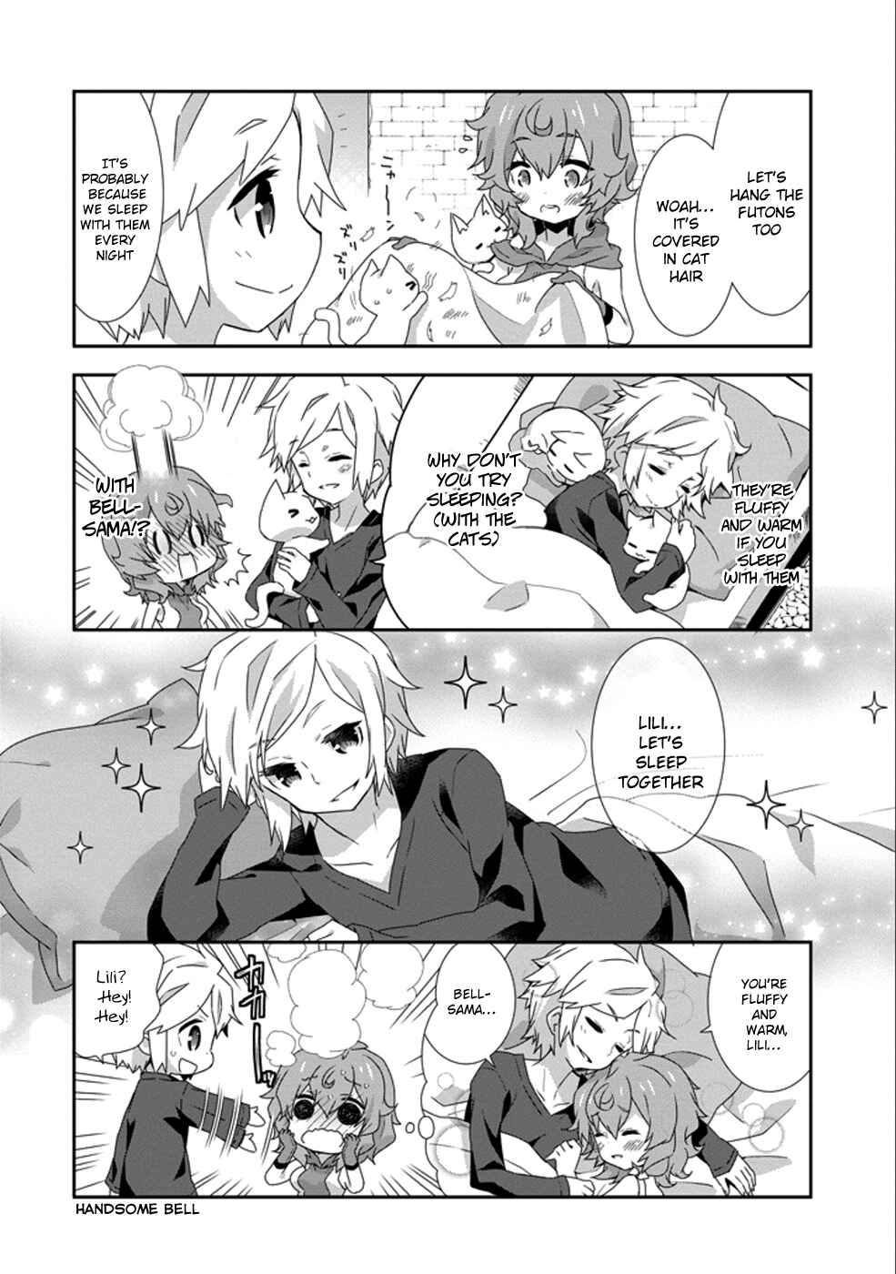 Page 6 Chapter 8 Is It Wrong to Try to Pick Up Girls in a Dungeon? Four-Panel Comic: Days of Goddess