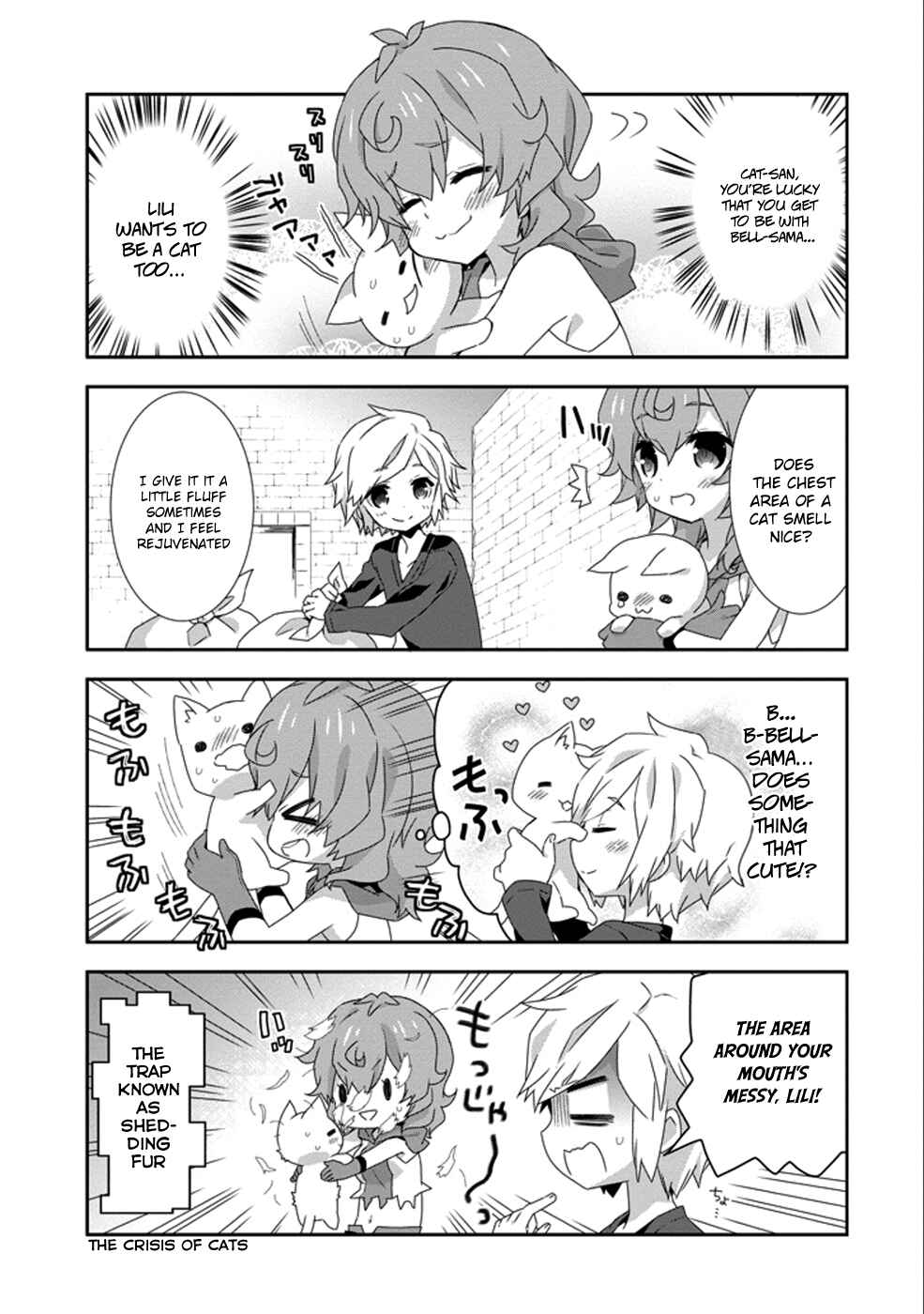 Page 7 Chapter 8 Is It Wrong to Try to Pick Up Girls in a Dungeon? Four-Panel Comic: Days of Goddess