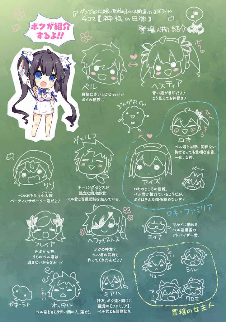 Page 2 Chapter 1 Is It Wrong to Try to Pick Up Girls in a Dungeon? Four-Panel Comic: Days of Goddess