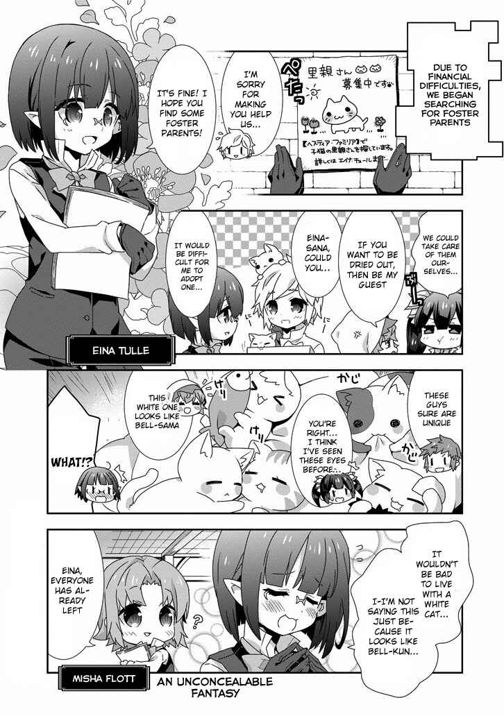 Page 7 Chapter 1 Is It Wrong to Try to Pick Up Girls in a Dungeon? Four-Panel Comic: Days of Goddess
