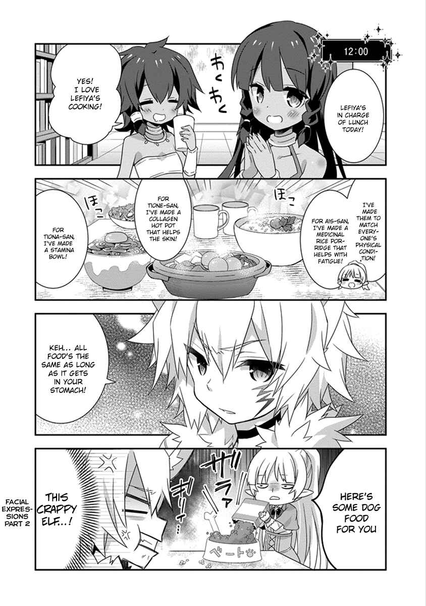 Page 6 Chapter 17 Is It Wrong to Try to Pick Up Girls in a Dungeon? Four-Panel Comic: Days of Goddess