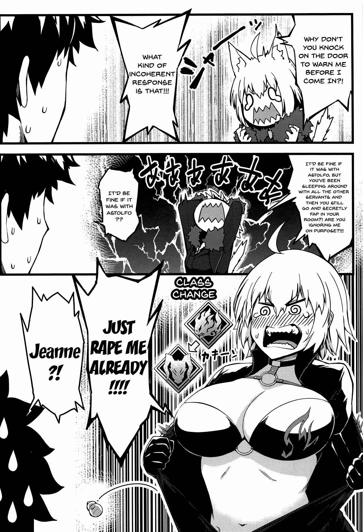 Page 9 Chapter Unknown_fba7 Fate/Grand Order - Gochuumon wa Jeandere desu ka? (Doujinshi)
