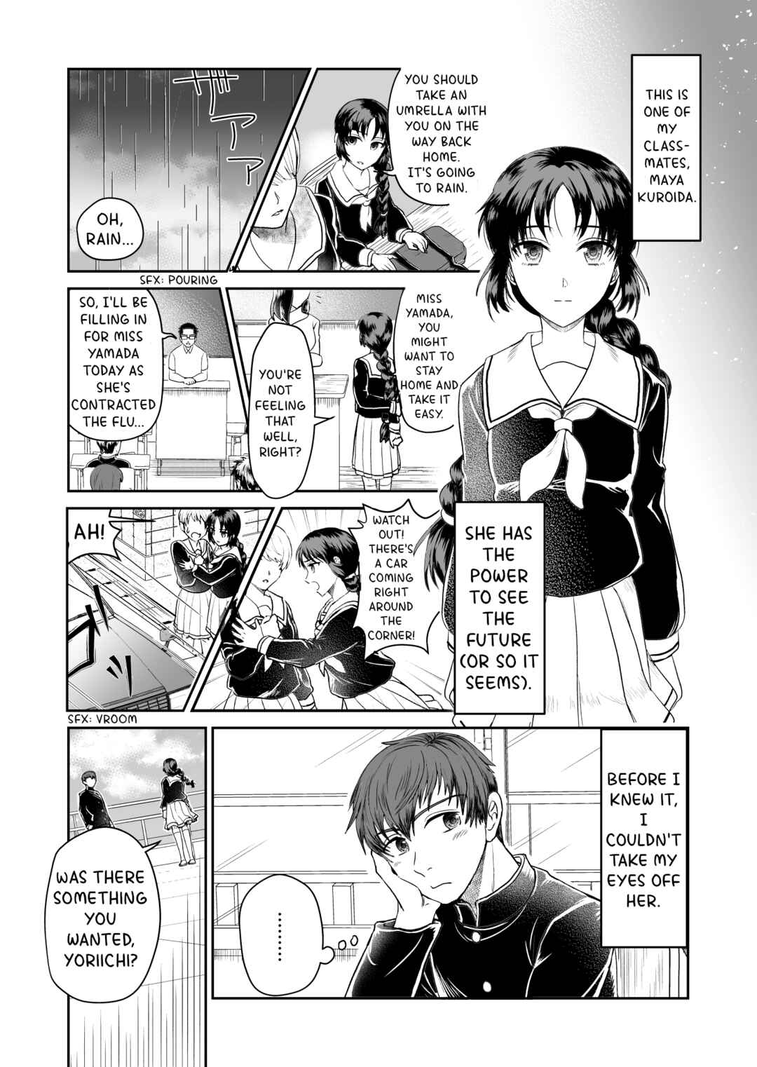 Page 1 Chapter Unknown_5cc0 Mirai ga Mieteru Kuroida-san!
