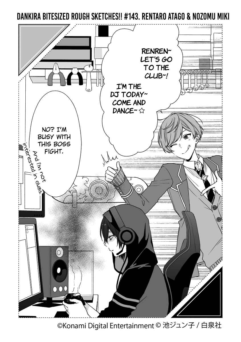 Page 143 Chapter 1 Dankira Bitesized Rough Sketches!!!