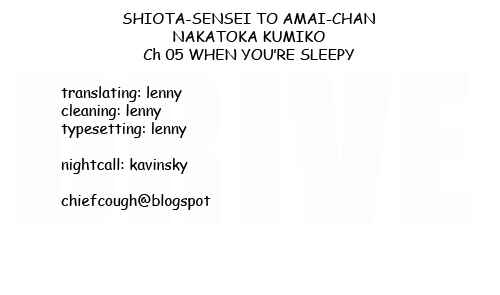 Page 8 Chapter 5 Shiota-sensei to Amai-chan