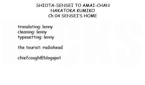 Page 13 Chapter 4 Shiota-sensei to Amai-chan