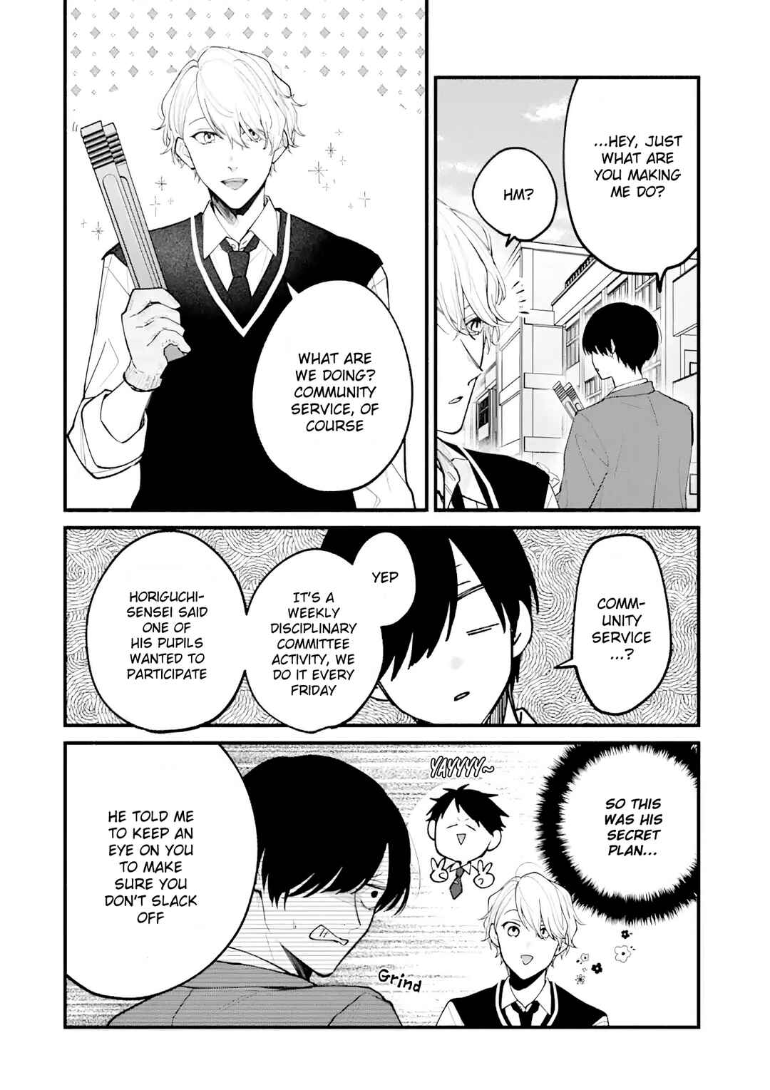 Page 13 Chapter 1 Kinyoubi no Houkago wa Houshi to Kiss wo