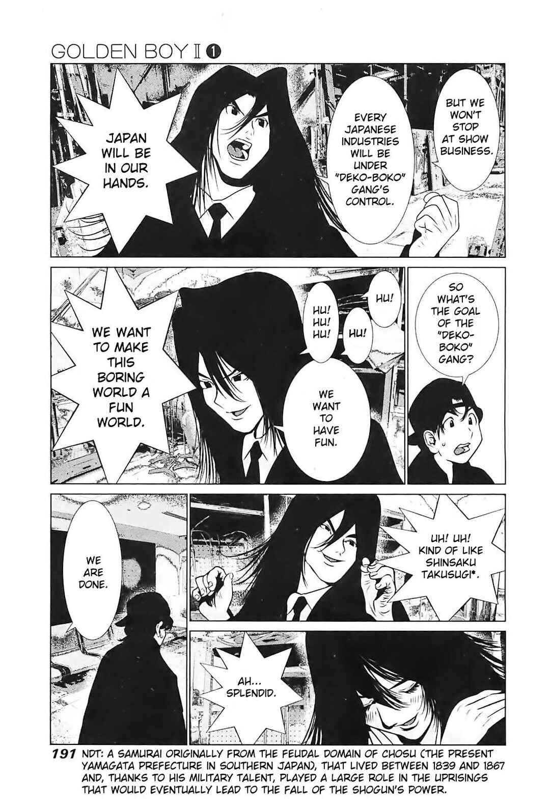 Page 7 Chapter 8 Golden Boy II - The Wandering Studious Fellow: Showbiz Rampage Arc