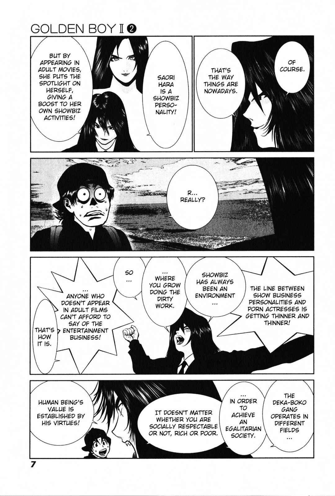 Page 7 Chapter 9 Golden Boy II - The Wandering Studious Fellow: Showbiz Rampage Arc