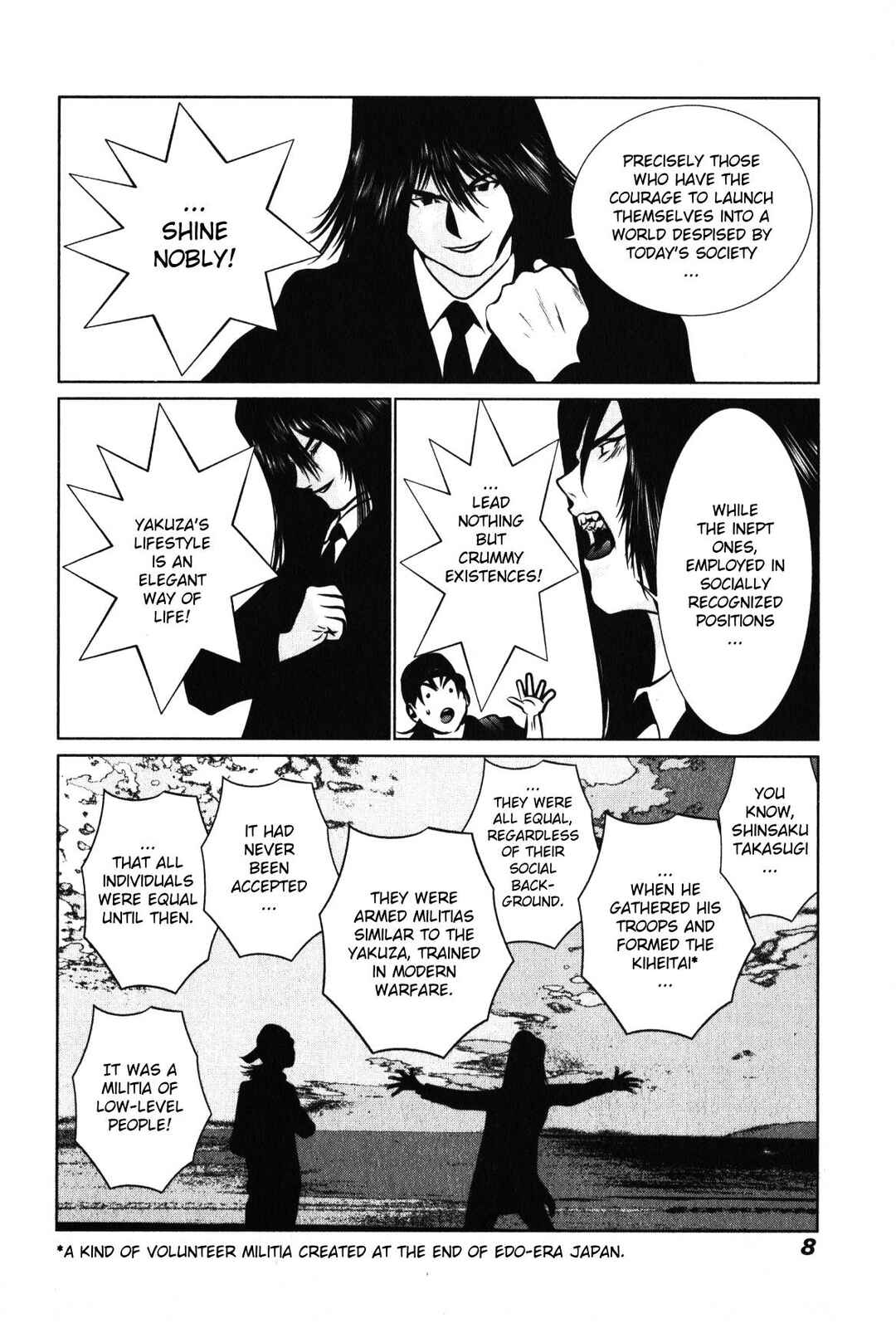 Page 8 Chapter 9 Golden Boy II - The Wandering Studious Fellow: Showbiz Rampage Arc