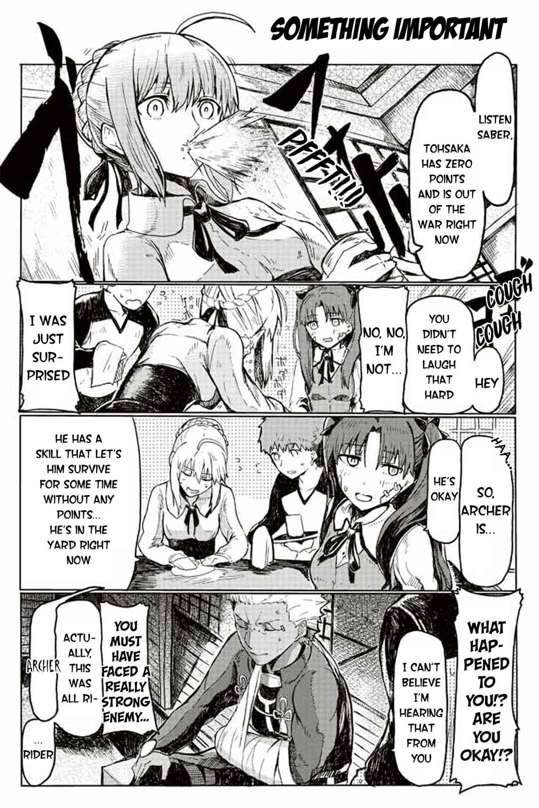 Page 1 Chapter 143 Fate/mahjong night - Seihai Sensou