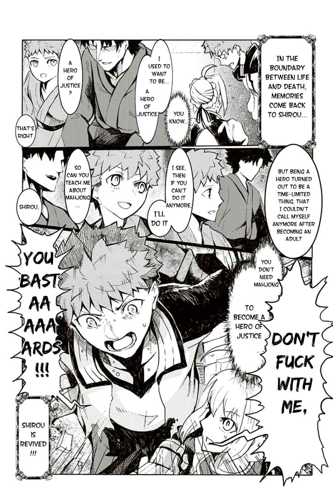 Page 1 Chapter 35 Fate/mahjong night - Seihai Sensou