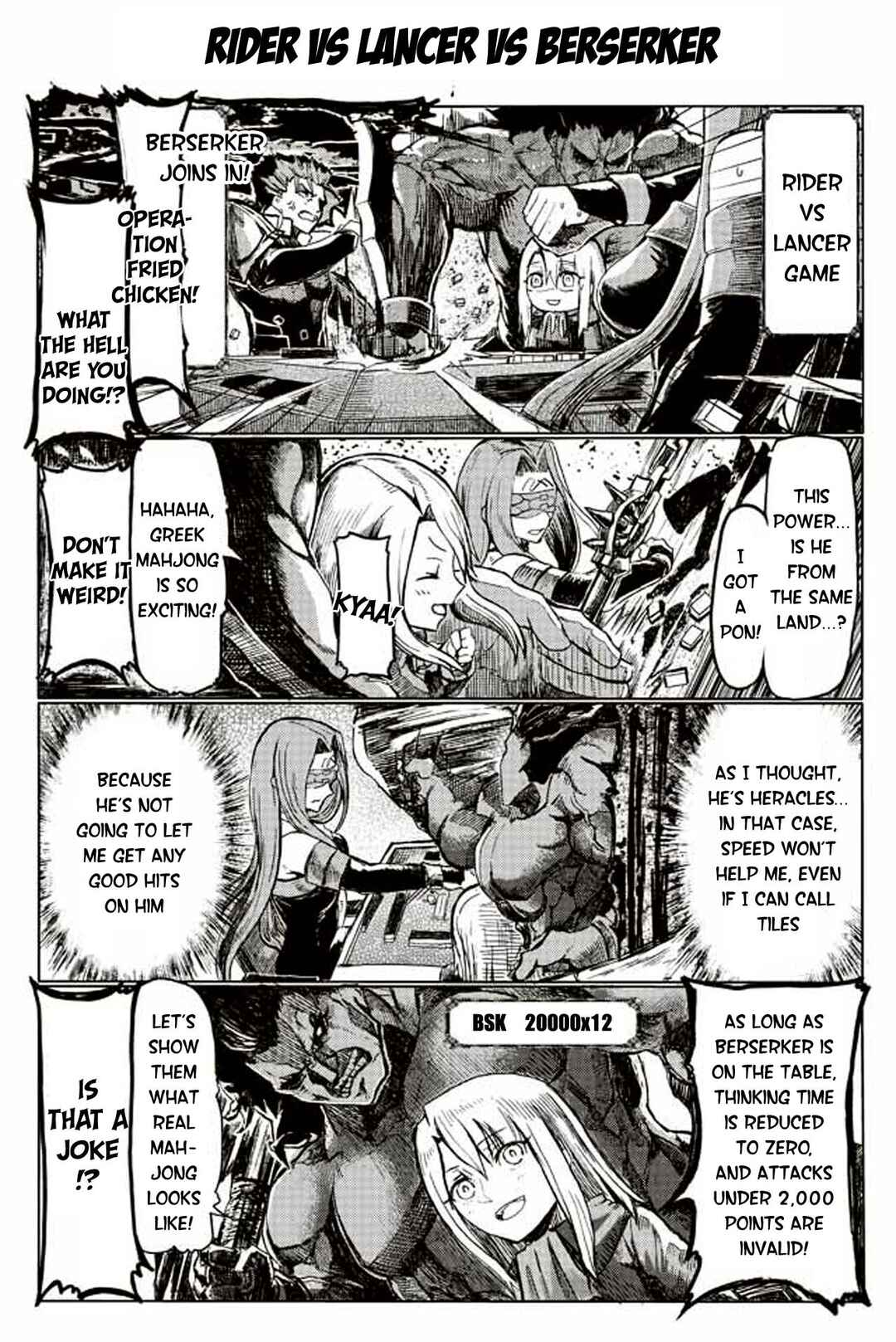 Page 1 Chapter 160 Fate/mahjong night - Seihai Sensou