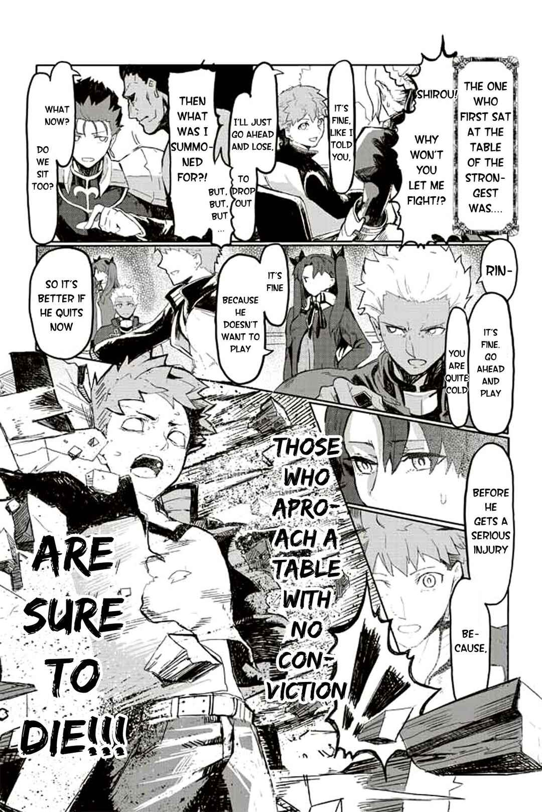 Page 1 Chapter 30 Fate/mahjong night - Seihai Sensou