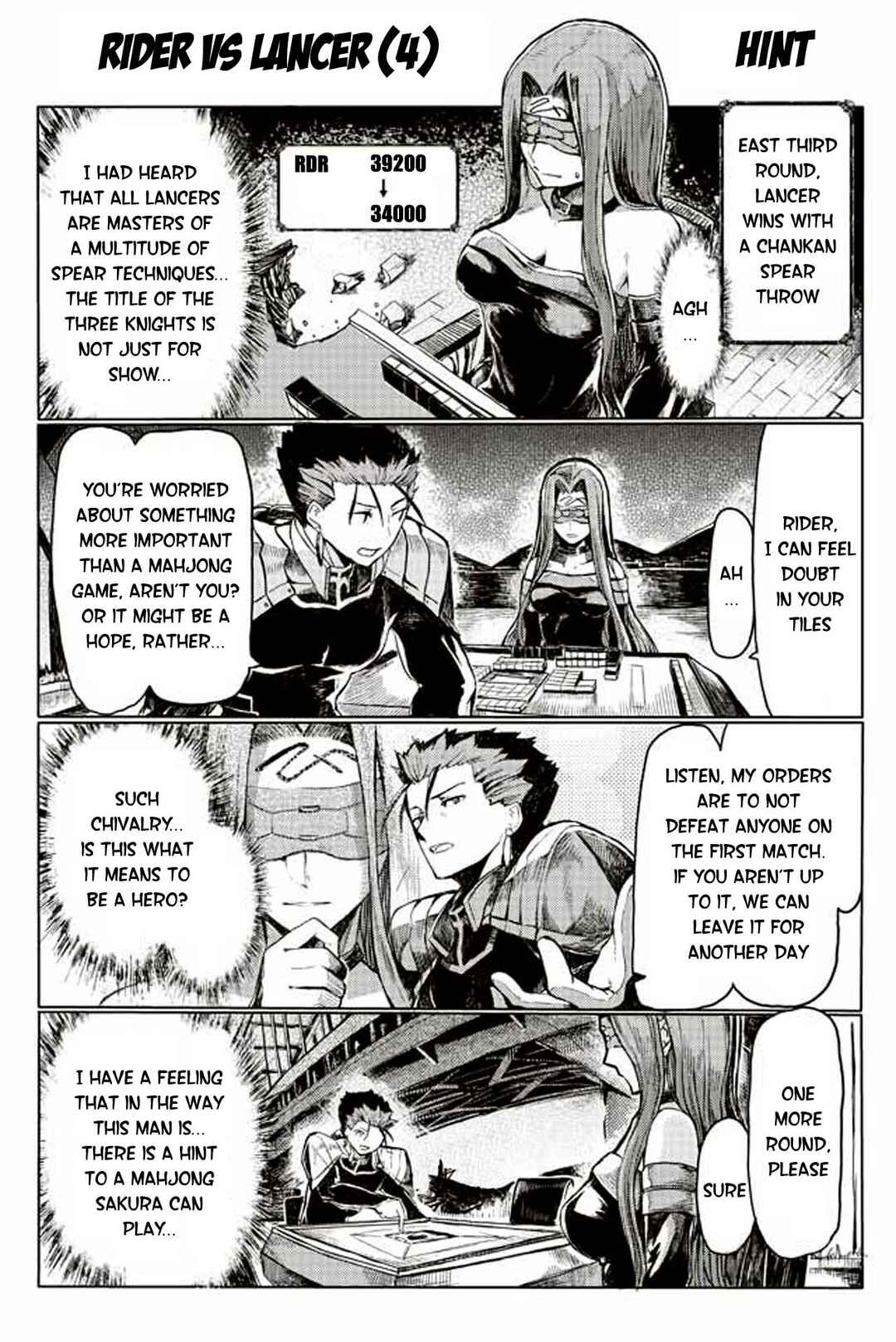 Page 1 Chapter 158 Fate/mahjong night - Seihai Sensou