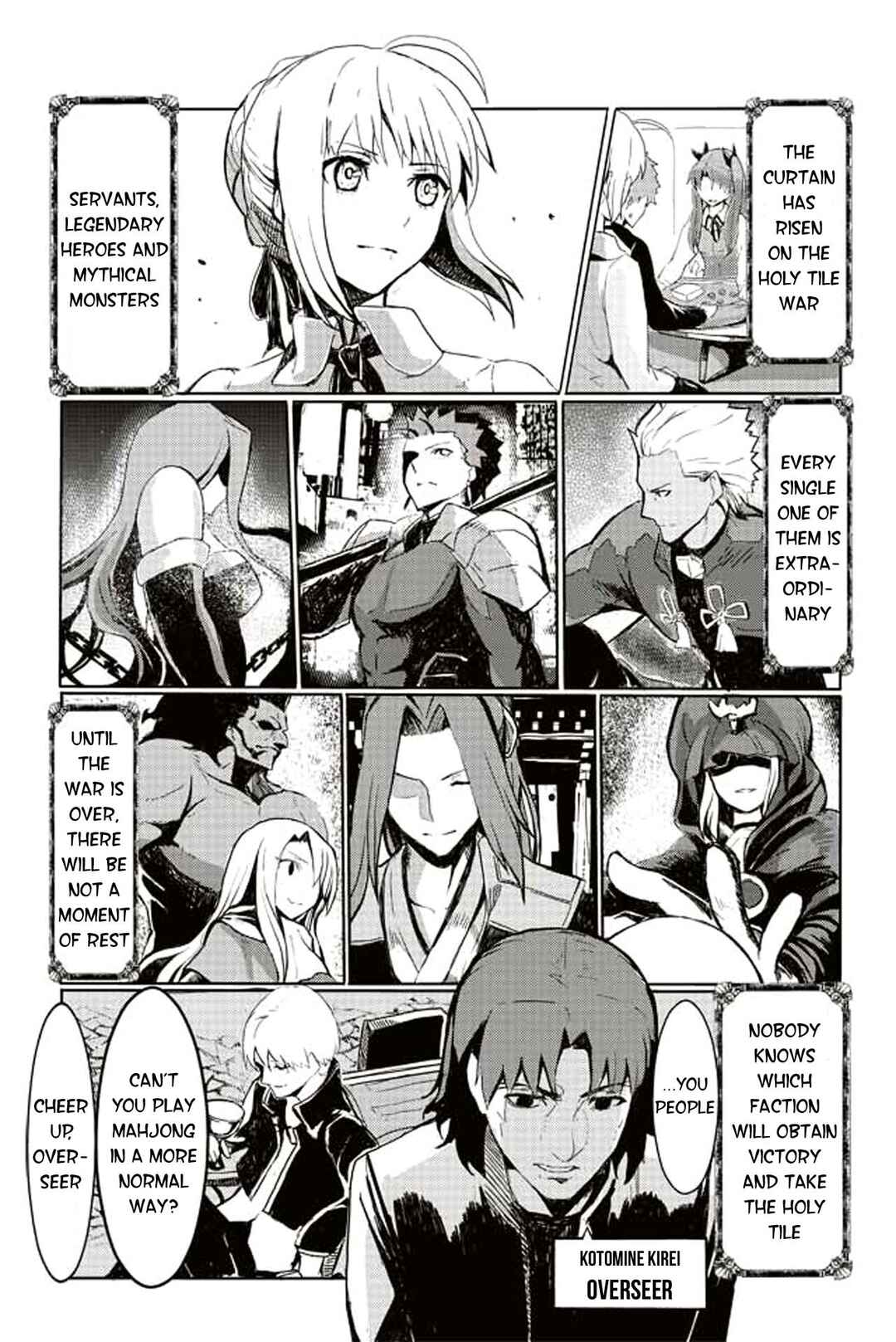 Page 1 Chapter 48 Fate/mahjong night - Seihai Sensou