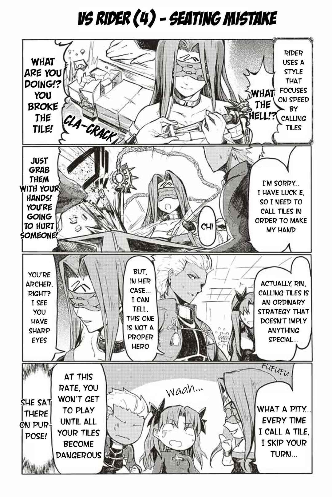 Page 1 Chapter 88 Fate/mahjong night - Seihai Sensou