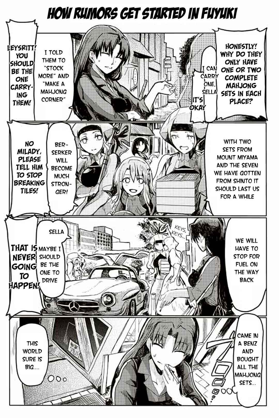 Page 1 Chapter 133 Fate/mahjong night - Seihai Sensou