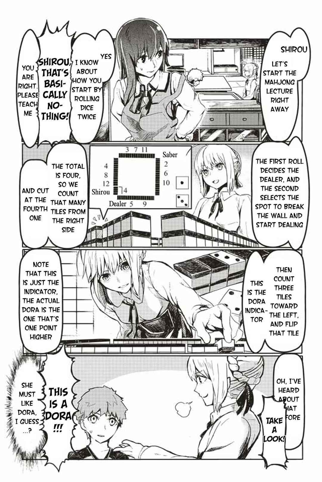 Page 1 Chapter 57 Fate/mahjong night - Seihai Sensou
