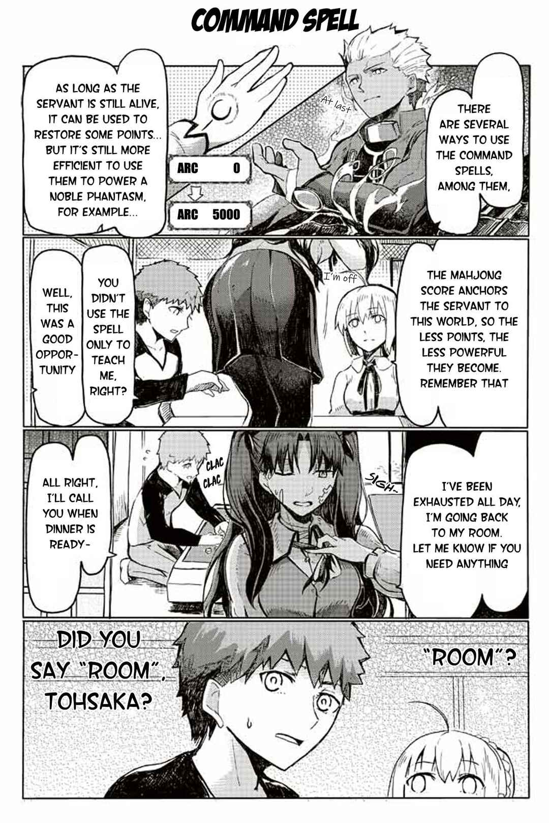 Page 1 Chapter 144 Fate/mahjong night - Seihai Sensou