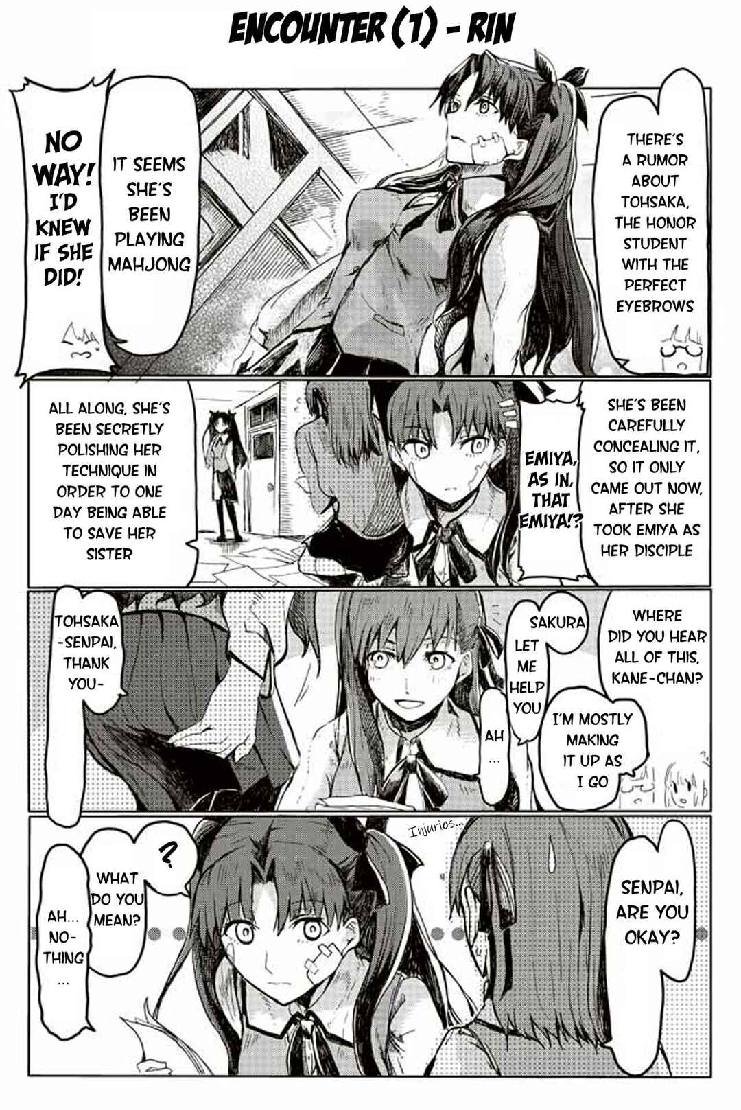 Page 1 Chapter 139 Fate/mahjong night - Seihai Sensou