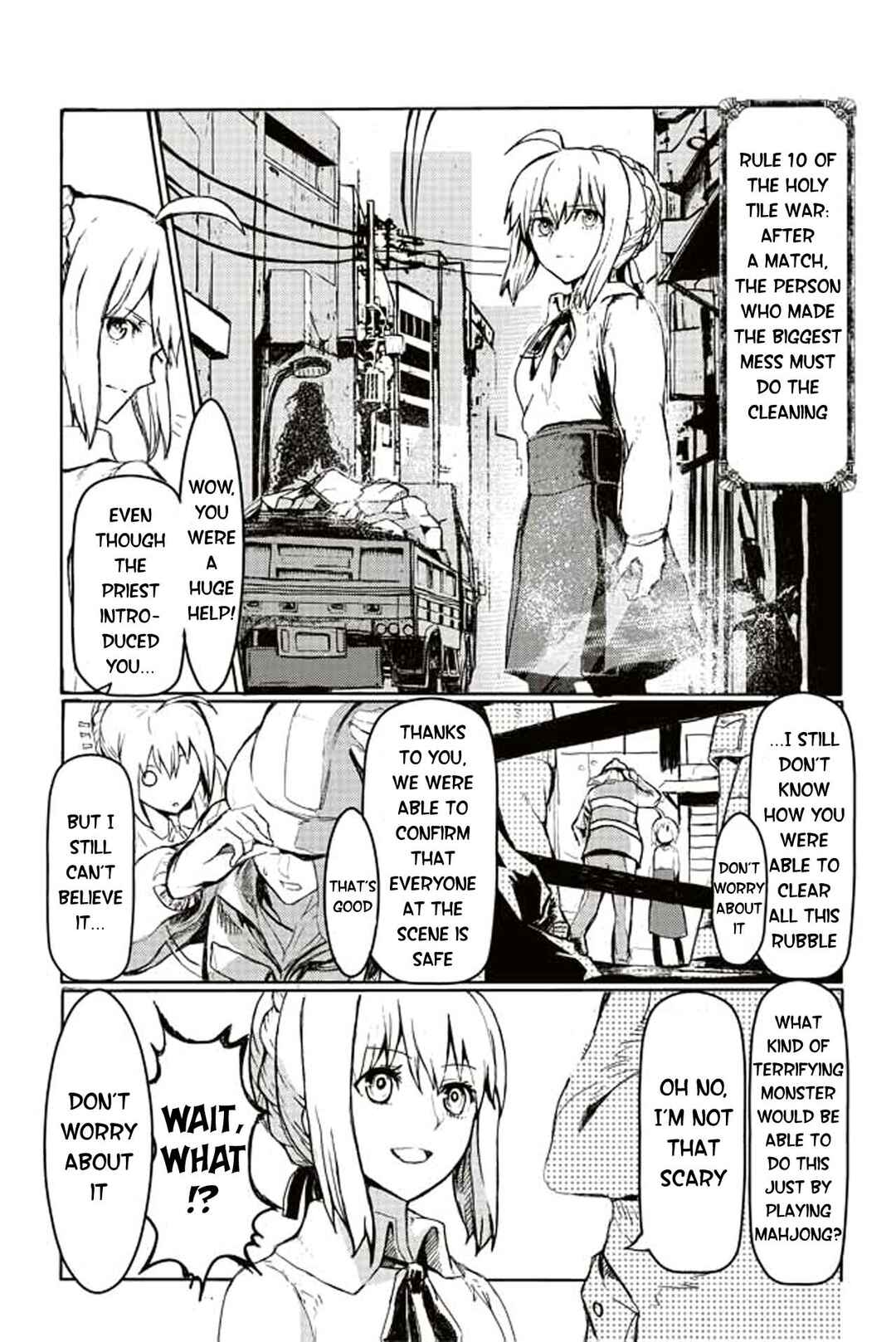 Page 1 Chapter 51 Fate/mahjong night - Seihai Sensou