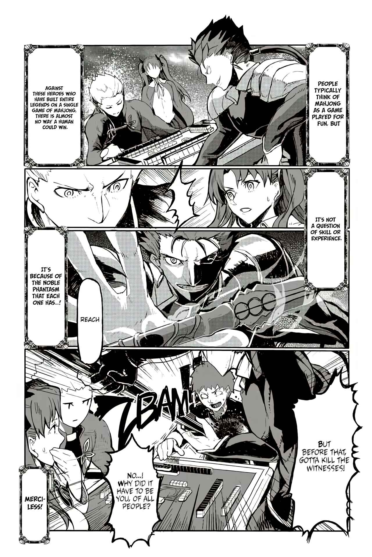 Page 1 Chapter 10 Fate/mahjong night - Seihai Sensou