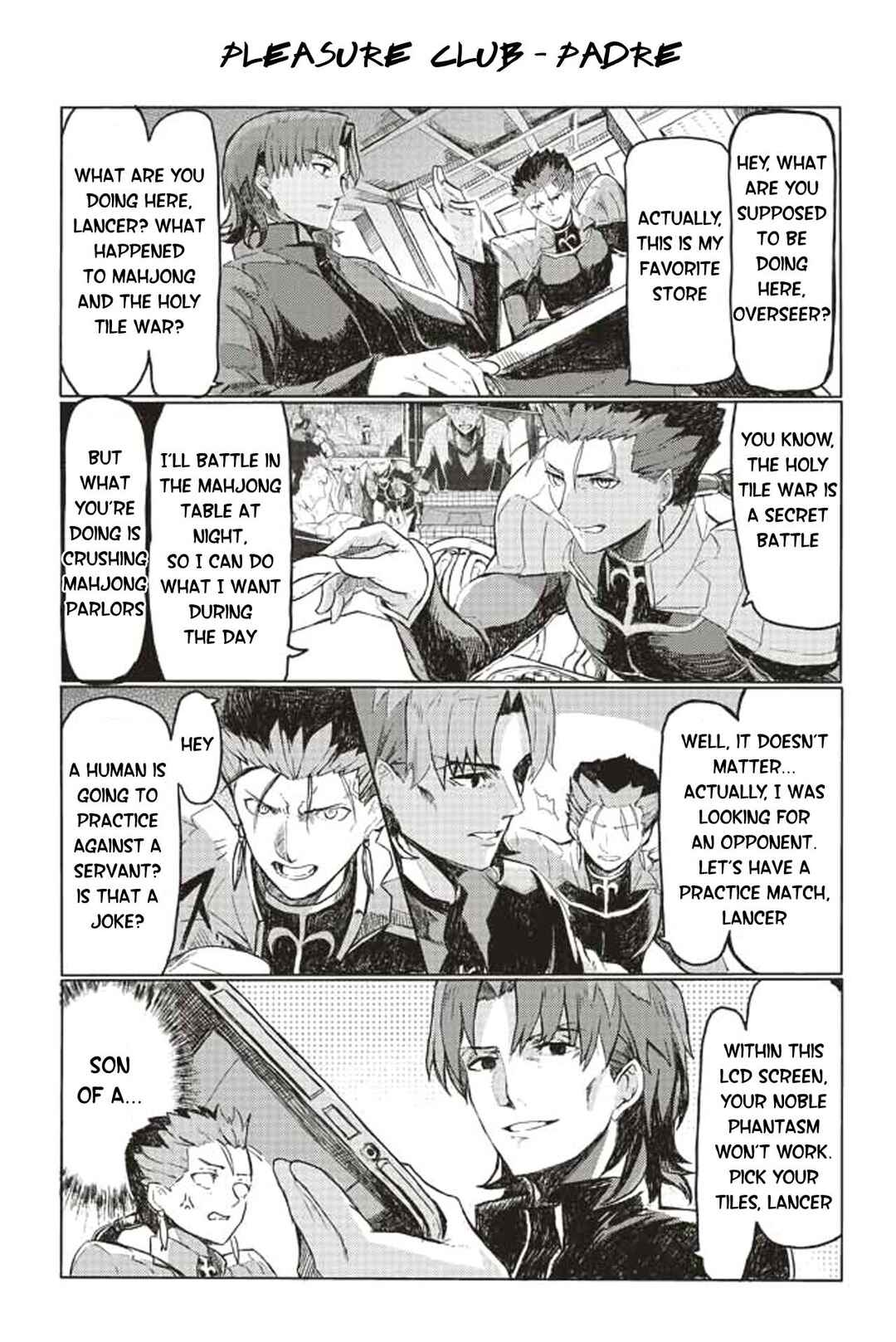 Page 1 Chapter 73 Fate/mahjong night - Seihai Sensou