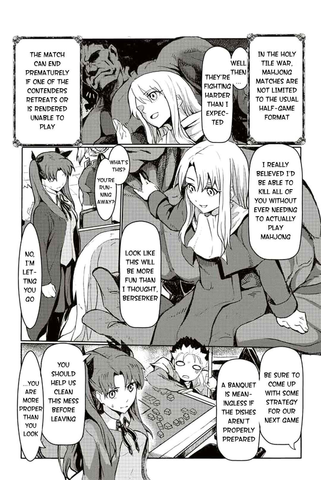 Page 1 Chapter 45 Fate/mahjong night - Seihai Sensou
